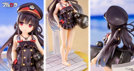 画像ギャラリー No.004のサムネイル画像 / 「まいてつ」,水着姿の“ハチロク”が1/6スケールフィギュアで登場。予約受付を本日より開始