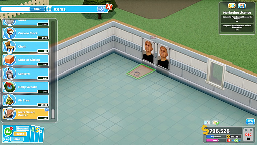 画像ギャラリー No.006のサムネイル画像 / コミカルな病院運営シム「Two Point Hospital」に,Steam Workshopに対応したインテリアデザインを楽しむ無料アップデートが公開