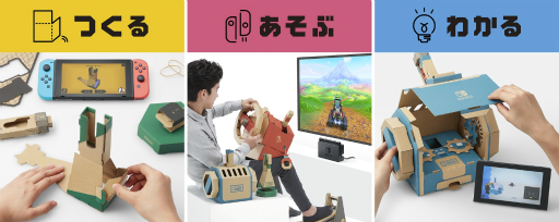 Nintendo Labo」のToy Conキット第3弾「ドライブキット」が9月14日に