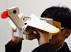 VR空間でゲームやお絵かきが楽しめる「Nintendo Labo：VR Kit」を先行プレイ。遊びの可能性がさらに広がった，Toy-Conシリーズ第4弾
