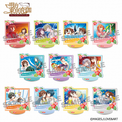 画像ギャラリー No.001のサムネイル画像 / 「明治東亰恋伽〜ハヰカラデヱト〜」のアクリルスタンドフィギュアとスタイルフィットが登場