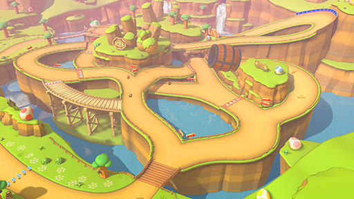 画像ギャラリー No.001のサムネイル画像 / 「マリオカート ツアー」でヨッシーツアーがスタート。ヨッシー(ゴールドエッグ)やヨッシーMiiスーツも登場