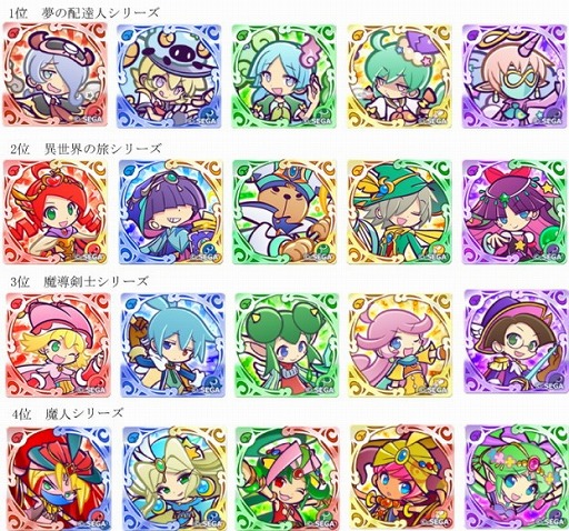 画像ギャラリー No.005のサムネイル画像 / 「ぷよぷよ!!クエスト」，人気投票の結果が発表