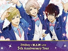 ときめきレストラン」のライブDVD「3 Majesty × X.I.P. LIVE -5th