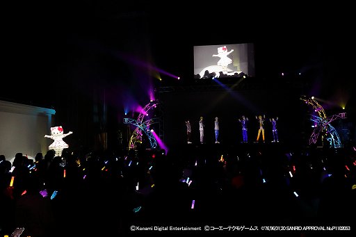 画像ギャラリー No.003のサムネイル画像 / ハローキティたちも応援に駆け付けた「3 Majesty × X.I.P. DREAM FESTIVAL2 in Sanrio Puroland」公演の模様をレポート