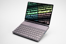 写真で見る「GPD WIN Max 2」。小型ノートPCとしての完成度は高いが 写真で見る「GPD WIN Max 2」。小型ノートPCとしての完成度は高いが