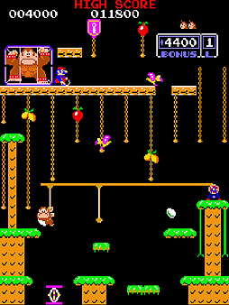 画像ギャラリー No.002のサムネイル画像 / Switch向けアケアカ「ドンキーコングJR.」が12月21日より配信へ