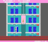 画像ギャラリー No.001のサムネイル画像 / アーケードアーカイブス「エレベーターアクション」がSwitchで3月14日に配信