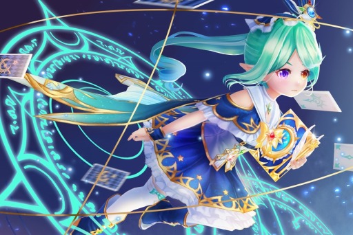 画像ギャラリー No.004のサムネイル画像 / 「暁のエピカ」,新キャラクター「導きのカードマスター シャーロット」が英雄ガチャに登場