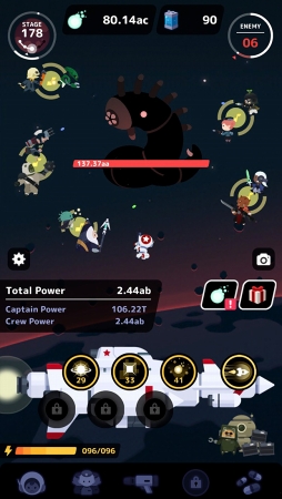 画像ギャラリー No.006のサムネイル画像 / スマホ向け放置＆のんびりタップゲーム「StarONE : Origins」，配信中