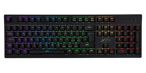 画像ギャラリー No.003のサムネイル画像 / スウェーデンXtrfy製の英語配列フルキーボード2製品が国内発売。片方はプロゲームチームNIPがテストした製品