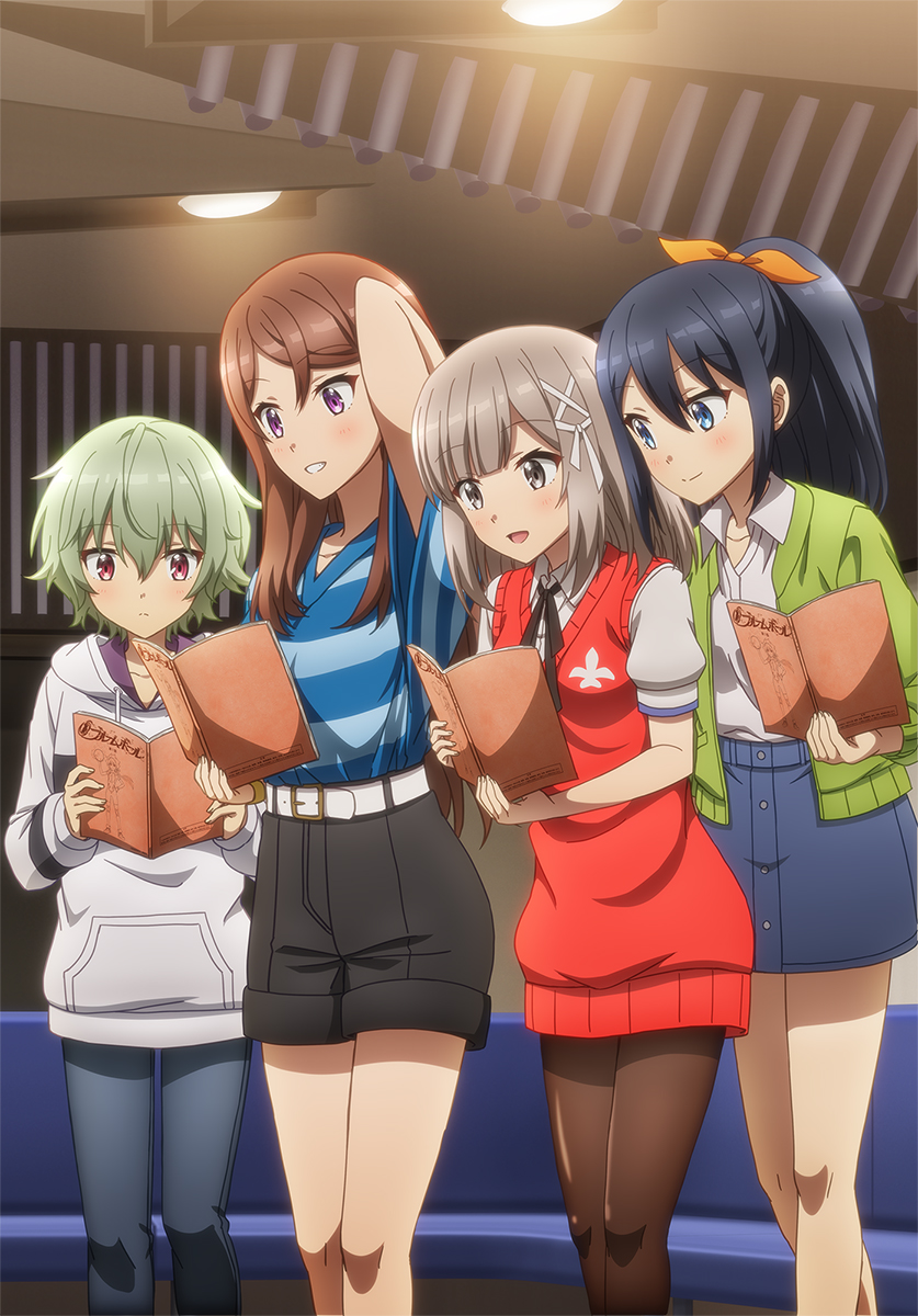 TVアニメ「CUE!(キュー)」の新キービジュアル“Flower”と“Bird”が公開