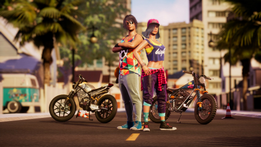 画像ギャラリー No.023のサムネイル画像 / 「アーバントライアル プレイグラウンド」プレイレポート。ド派手なバイクスタントを決めながらカリフォルニアの都市を駆け抜けろ