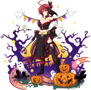 画像ギャラリー No.001のサムネイル画像 / 「戦極姫Mobile」,ハロウィン衣装の「安倍晴明」がイベントガチャに登場。11月8日より開催