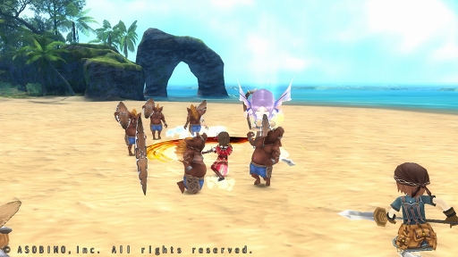 画像ギャラリー No.001のサムネイル画像 / 「アヴァベル ルピナス」,モンスターから「ビーチバッグ」を奪還するイベントが開催