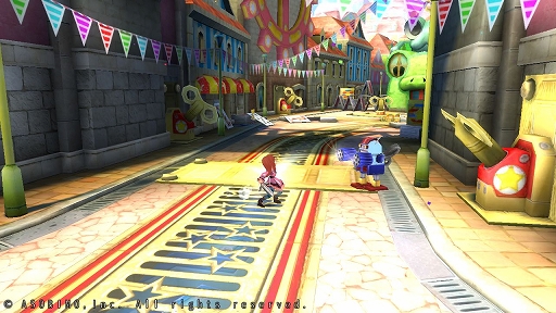 画像ギャラリー No.004のサムネイル画像 / 「アヴァベル ルピナス」,カラフルな建物が立ち並ぶ新マップ「おもちゃ階層:35F」が実装