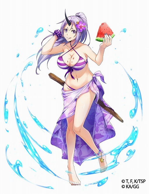 画像ギャラリー No.003のサムネイル画像 / 「転生したらスライムだった件」,6月30日から水着イベントを開催。水着キャラが登場する期間限定スカウトも