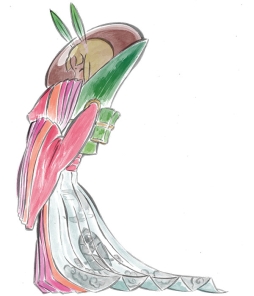 画像ギャラリー No.016のサムネイル画像 / Switch版「大神 絶景版」に登場する「舌切り雀」と「竹取物語」をモチーフにしたキャラが公開