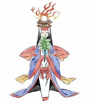 画像ギャラリー No.002のサムネイル画像 / Switch版「大神 絶景版」,キャラクター紹介企画第5回「ヒミコ」「ツヅラオ」が公開