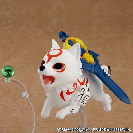 大神 の アマテラス がねんどろいどになって登場 オプションパーツとして旅の相棒 イッスン も付いてくる