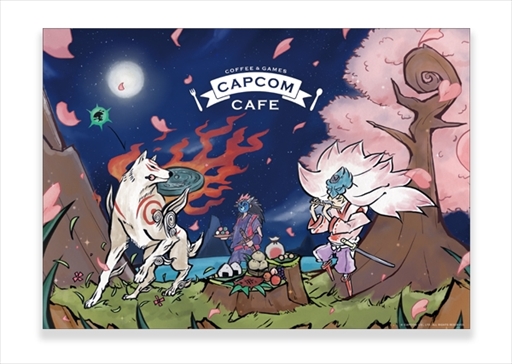 カプコンカフェ×「大神」コラボが6月4日より池袋店で開催。可愛らしい