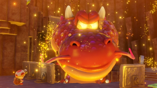 画像ギャラリー No.012のサムネイル画像 / 本日発売「進め!キノピオ隊長」を紹介。コースをぐるぐる見回してゴールを目指す,パズル要素も楽しい探検アクション