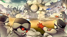 画像ギャラリー No.003のサムネイル画像 / 回転寿司の皿を敵に投げつける「超回転 寿司ストライカー」が6月8日に発売。寿司を独占する帝国軍を倒せ