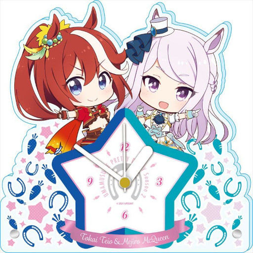 画像ギャラリー No.001のサムネイル画像 / 「ウマ娘」ぷちちょこアクリル置時計全3種がAnimoで予約販売開始