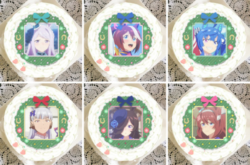 画像ギャラリー No.002のサムネイル画像 / TVアニメ「ウマ娘 プリティーダービー Season 2」のクリスマスケーキが予約受付中