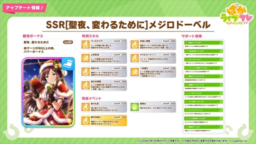 画像ギャラリー No.016のサムネイル画像 / クリスマス衣装のメジロパーマーとメジロブライトが発表に。「ウマ娘 プリティーダービー」ぱかライブTV Vol.35まとめ