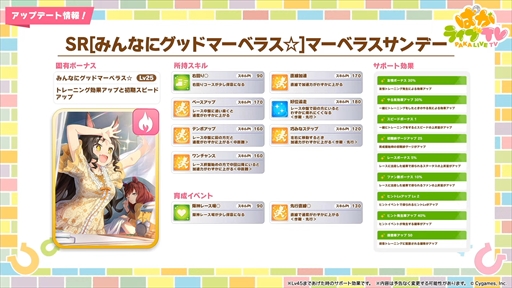 画像ギャラリー No.042のサムネイル画像 / 3.5周年で実装される育成ウマ娘はジェンティルドンナ。「ウマ娘 プリティーダービー」ぱかライブTV Vol.44まとめ