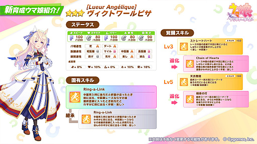 画像ギャラリー No.002のサムネイル画像 / 「ウマ娘 プリティーダービー」，新★3ヴィクトワールピサ（CV：嶋野 花）を3月19日に実装。ドバイワールドCなどを勝利した競走馬がモチーフ