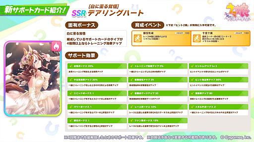 画像ギャラリー No.005のサムネイル画像 / 「ウマ娘」,ドロワ新衣装の「サクラバクシンオー」「ノースフライト」を本日実装。「スペシャルウィーク」の覚醒Lv6とLv7も開放に