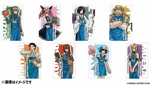 画像ギャラリー No.005のサムネイル画像 / 「STEINS;GATE」×ヴィレッジヴァンガードのコラボグッズが登場。描き下ろしイラストのアクリルフィギュアやTシャツなどをラインナップ