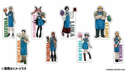 画像ギャラリー No.009のサムネイル画像 / 「STEINS;GATE」×ヴィレッジヴァンガードのコラボグッズが登場。描き下ろしイラストのアクリルフィギュアやTシャツなどをラインナップ