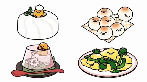 画像ギャラリー No.002のサムネイル画像 / 「さわって!ぐでたま 〜3どめのしょうじき〜」,さくらゼリー含む新ぐでたま6種を追加