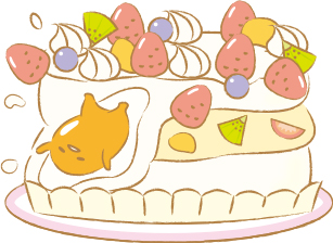 画像ギャラリー No.002のサムネイル画像 / 「さわって!ぐでたま 〜3どめのしょうじき〜」,スイーツになったぐでたまたちが登場するイベントが開催