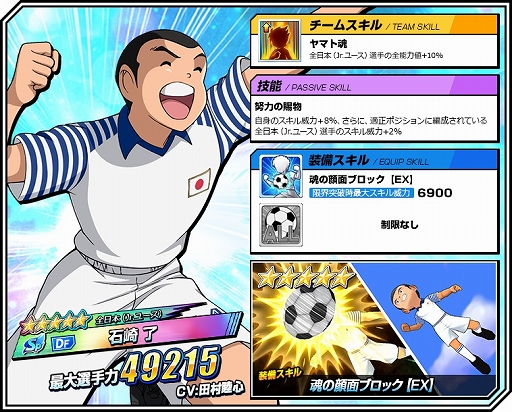 画像ギャラリー No.005のサムネイル画像 / 「キャプテン翼ZERO」,イベントシナリオ「対決!全日本(Jr.ユース)石崎 了 編」が開催