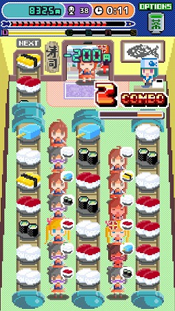 画像ギャラリー No.005のサムネイル画像 / 回転寿司をテーマにしたパズルアクション「Peko Peko Sushi」を紹介する「(ほぼ)日刊スマホゲーム通信」第1685回