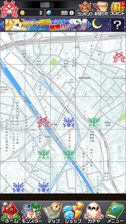 画像ギャラリー No.003のサムネイル画像 / 位置情報を利用してフィールドを“占領”できるスマホ向けアプリ,「テリトリーモンスターズ」の先行プレイレポート