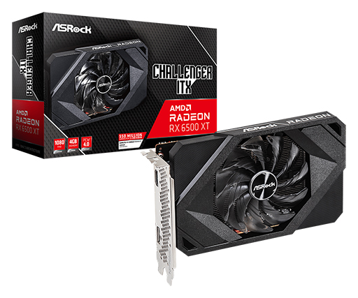 画像ギャラリー No.003のサムネイル画像 / ASRock,Radeon RX 6500 XT搭載グラフィックスカード計2製品を発表