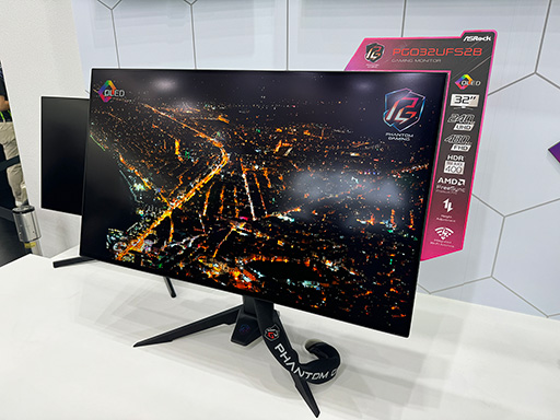 画像ギャラリー No.003のサムネイル画像 / 2種類の解像度とリフレッシュレートを切り替えられる有機ELモデルなど,ASRockがゲーマー向けディスプレイの新製品を公開