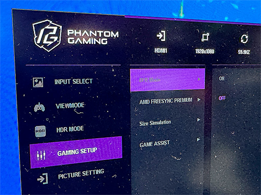 画像ギャラリー No.006のサムネイル画像 / 2種類の解像度とリフレッシュレートを切り替えられる有機ELモデルなど,ASRockがゲーマー向けディスプレイの新製品を公開