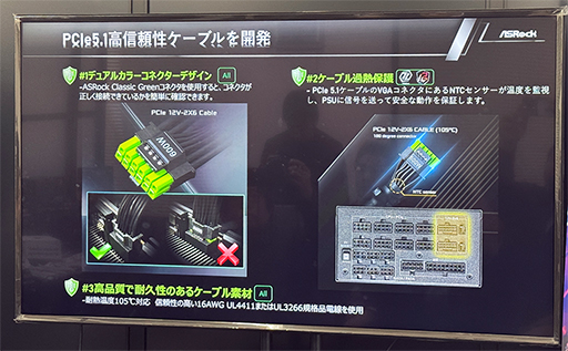 画像ギャラリー No.006のサムネイル画像 / ASRockらしいこだわりを盛り込んだ電源ユニットが国内初披露。一部の製品は12月13日に販売開始