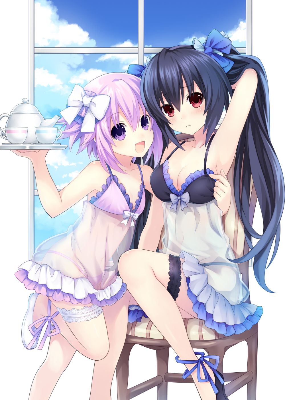 画像集 001 超次次元ゲイム ネプテューヌre Birth1 店舗特典用描き下ろしイラスト