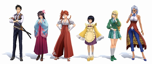 画像ギャラリー No.009のサムネイル画像 / 「新サクラ大戦」,DLC第4弾「舞台衣装セット」「犬尻尾アクセサリーセット」が本日配信