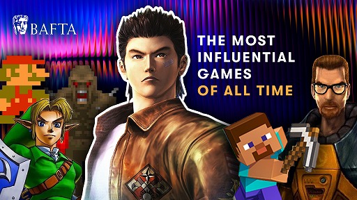 画像ギャラリー No.001のサムネイル画像 / BAFTA,「史上最も影響力のあるゲーム」のベスト21を発表。「Doom」や「スーパーマリオブラザーズ」を抑え,第1位は「シェンムー」に