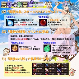 画像ギャラリー No.003のサムネイル画像 / 「幻想大陸エレストリア」,限定イベント「真冬の常夏ビキニ」を開催。水着コスの限定SSRが登場