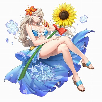 画像ギャラリー No.004のサムネイル画像 / 「幻想大陸エレストリア」,限定イベント「真冬の常夏ビキニ」を開催。水着コスの限定SSRが登場