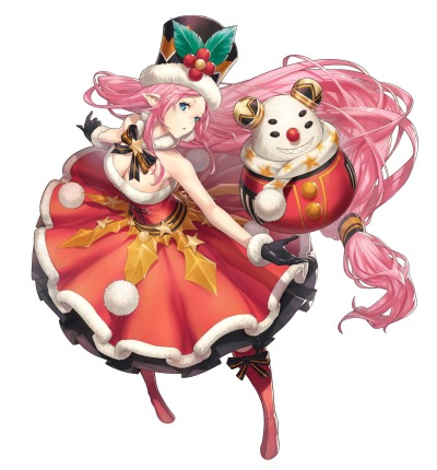 画像ギャラリー No.002のサムネイル画像 / 「幻想大陸エレストリア」,聖夜英雄専用ボイスが実装。聖夜召喚を復刻開催